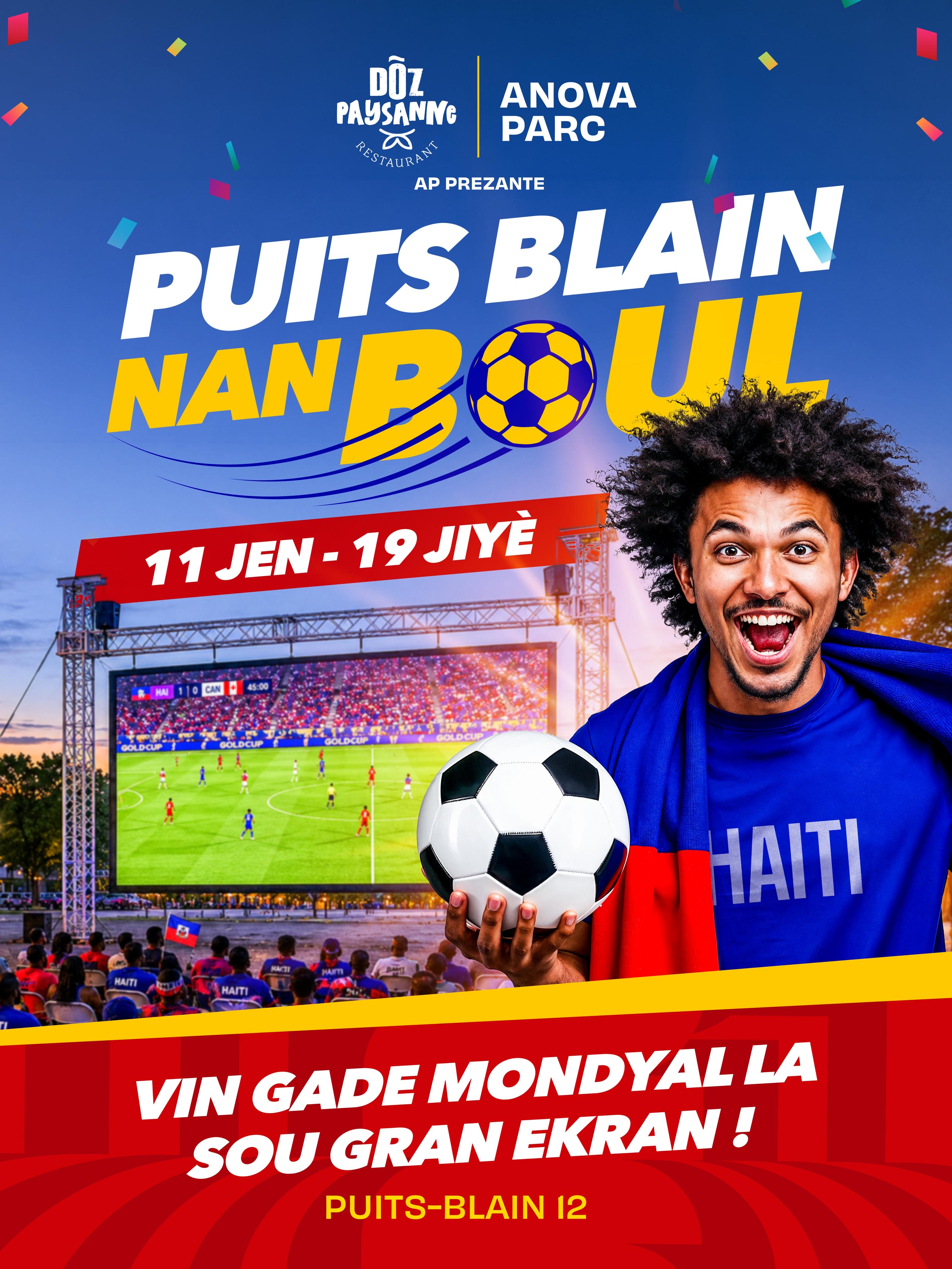 Affiche Puits-Blain Nan Boul — Coupe du Monde 2026